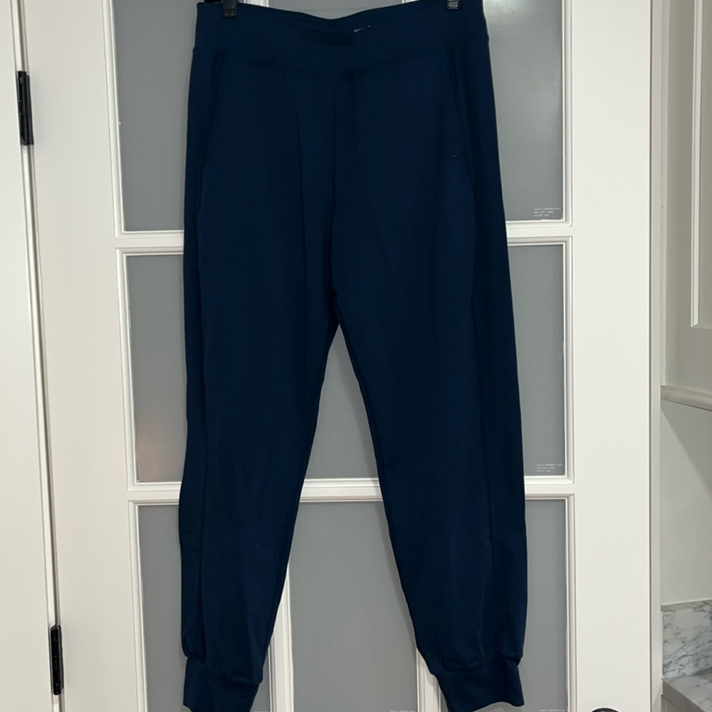 Marine Blue Sweaty Betty Gaia Yoga pants Size Medium